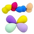 AKAGO(TM) 8pcs Flawless Makeup Blender Foundation Puff Multi Shape Sponges