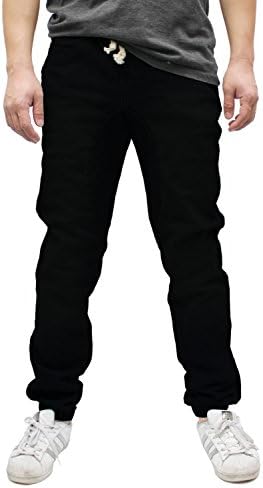 Men's Drop Crotch Jogger Twill Pants
