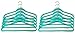 Joy Mangano Huggable Hanger Set for Suits and Pants 10-Pc. (1, Teal)