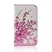 Coromose Butterfly Flower Wallet Stand Flip Leather Case Cover for Samsung Galaxy S3 III I9300