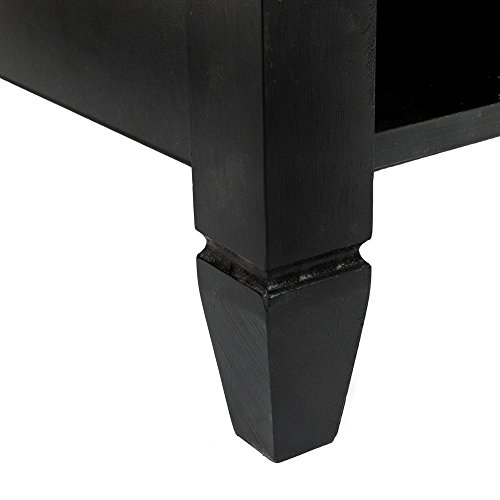 Lift Top Coffee Sugar Tables Tea Desk Foldable Wood Black Convertible Furniture for a Living Room, Dining Room, Bedroom, Office, Reception Room, etc - Thumbnail 4