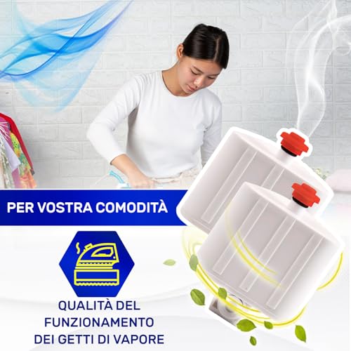 MONTERAL XD9070E0 for Rowenta Liberty Powersteam Anti-Limescale Cartridge Set 2 Suitable for Tefal for Heat Iron Steam with Boiler