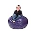 Gold Medal Bean Bags 30010546817 Medium Leather Look Beanbag, Tween Size, Purple