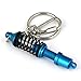 maycom Creative Hot Auto Part Model Coilover Shock Absorber Keychain Keyring Key Chain Ring Keyfob (Blue)