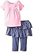 Calvin Klein Baby-Girls Infant Pink Top with Denim Skeggings