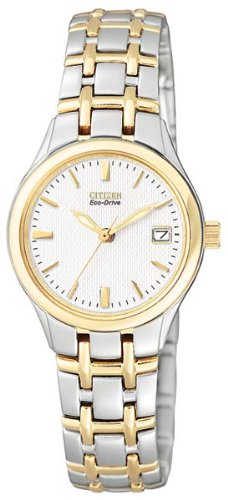 Citizen Women's EW1264-50A Eco-Drive Silhouette Two-Tone Stainless Steel Watch