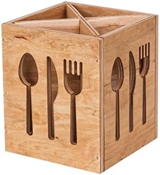 Wooden cutlery stand Wood cutlery organizer Flatware organizers Cutlery holder wood cutlery stand