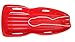 Slippery Racer Downhill Xtreme Winter Toboggan Snow Sled - Red