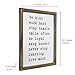 SANY DAYO HOME Wall Decor Signs with Inspirational Sayings 16 x 12 inches Rustic Wood Framed Modern Farmhouse Wall Hanging Art - Be Kind, Stay Humble, Never Stop