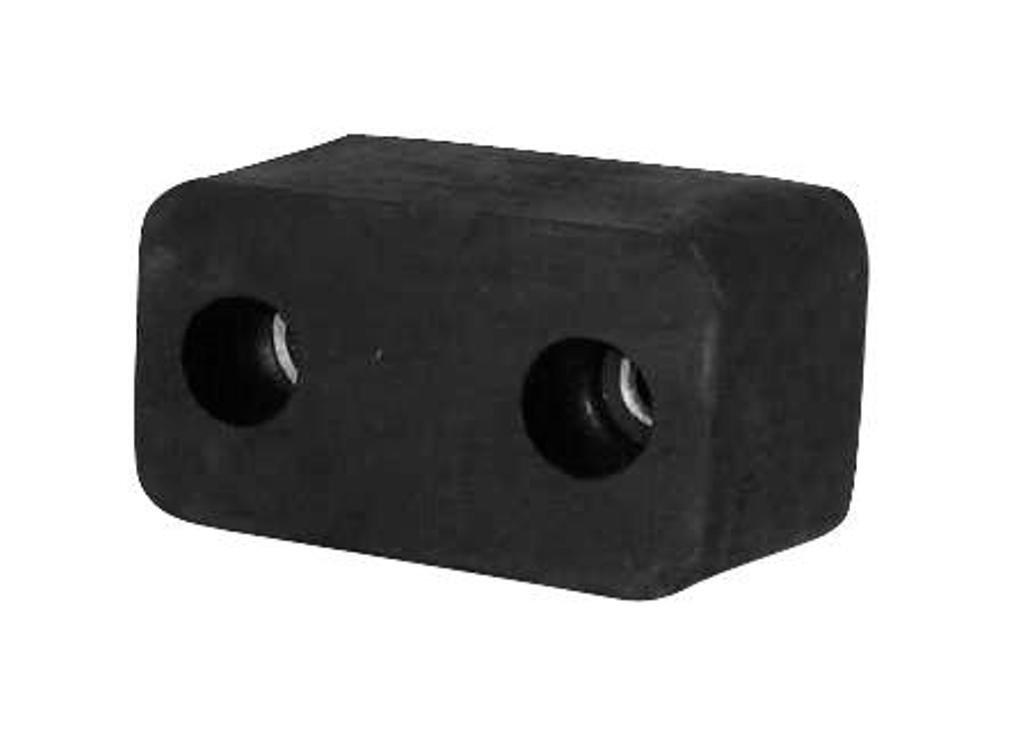 IRONguard Rubber Molded Dock Bumper, Rectangular, Horizontal Mount, 2
