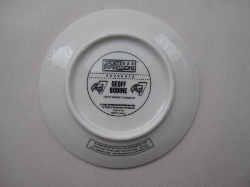 Porcelain Mini Plate of Geoff Bodine #7