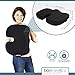 bonmedico Orthopedic Seat Cushion Large - Home Office Non-Slip & Memory Foam Seat Pillow to Relieve Back, Sciatica & Coccyx/Tailbone, for Office Chair Cushion, Car Seat Cushion Or Wheelchair, Blue