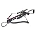 150 lb Black Hunting Crossbow Aluminum Stock +4x20 Scope + 7 Bolts / Arrows + Rope Cocking Device 180 175 80