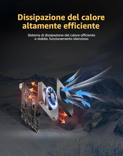 MAGICNUC AS1 Plus Home-Offfice-Mini PC, AMD Ryzen 5 3501U (Better Than 4300U/N150, Up to 3.7GHz), RAM 8GB DDR4, 256GB M.2 2280 SSD, Triple 4K Display, Dual LAN, Wi-Fi 5/BT 5.0, Mini Desktop PC