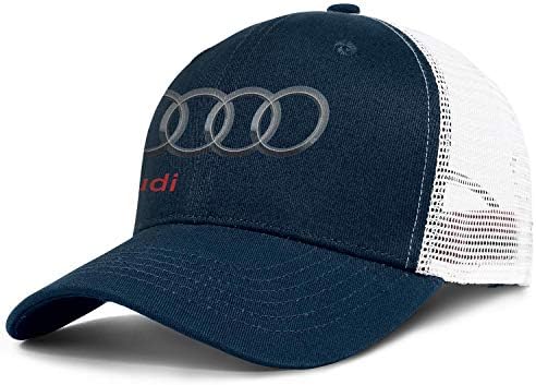 Audi-Logo- Unisex Mesh Ball Cap Adjustable Snapback Dad Hat
