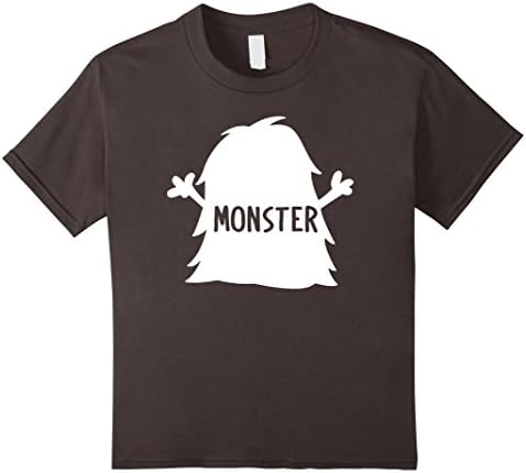 Kids Monster Baby Shirt / Monster Baby Cute T-Shirt 4 Asphalt