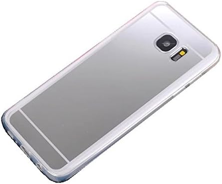 Yzhen @ Samsung Galaxy S6 Mirror Case,Luxury Slim Soft TPU Bumper With Electroplating Mirror Back Cover Case For Samsung Galaxy S6, (silver)