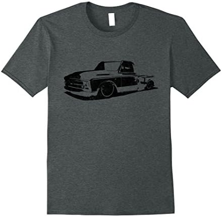 Mens Rat Rod Hot Rod Shirt Shop T-shirt C-10 Truck Gift Large Dark Heather