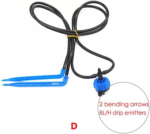 Watering Kiter MUCIAKIE Drop Irrigation System For Bonsai Spider Distribution Assembly With 2/4 Elbow Arrow Dripper 2/8 L/H Drip Emitters Kits D xAB073C