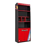 CilekRace Car Book Case GTS Book Shelf Childrens Book Case Red