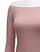 REGNA X Women's Semi Off-the-Shoulder Lightweight Stretchy Ribbed Knit Top (S-3XL)
