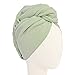 Aquis Microfiber Hair Towel, Celadon (19 x 39-Inches)