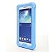 Poetic Turtle Skin Series Corner/Bumper Protection Grip Sound-Amplification Silicone Case for Samsung Galaxy Tab 3 Lite 7.0, Blue