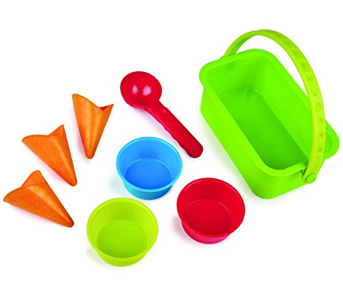 Hape Ice Cream Shop Sand and Beach Toy Set Toys, Bold