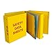 SDS Document Case with Metal Binder Rings - 3.0 Inch Total Spine Capacity - Case Has Two Separate Compartments - Each Compartment has a 1.5 Inch Spine