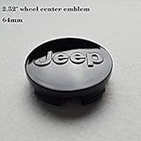 4pcs 2.52“Black Logo 64mm Wheel Center Caps Hubcaps Auto Car Accessories Continental Designed Jeep