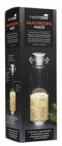 Masterclass Acrylic Salad Dressing Shaker Bottle, 19.5cm (8")