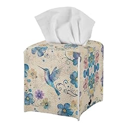 Talayituse Hummingbird Daisy Flower Print Tissue