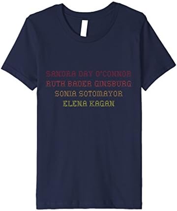 Kids The Women of the Supreme Court T-Shirt 4 Navy