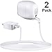 2 Packs Power Adapter Compatible with Arlo Pro and Arlo Pro 2, Quick Charge 3.0 Charger Adapter with 23 ft/ 7 m Weatherproof Outdoor Cable Continuously Supply Power to Your Camera