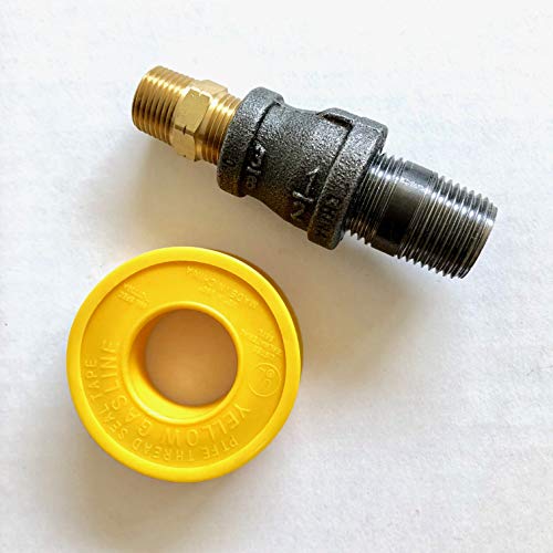 DIYGenie Natural Gas Grill Connection Kit for Gas Grills Garden & Outdoor