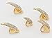 5X False Nail Clear Crystal Claw Paw Talon Finger Ring by NYKKOLA