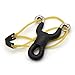 Hunting Slingshots, Stainless Steel Slingshots Classic Catapult Slingshot with 2Pcs Quality Rubber Bands for Adult Fishing, Hunting, Fawling and Slingshot Games (Black)