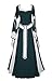 Misassy Womens Medieval Dress Renaissance Costumes Irish Over Long Dress Cosplay Retro Gown primary