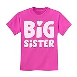 BIG SISTER - Sibling Gift Idea Elder Sister Cute Kids T-Shirt With Stickers