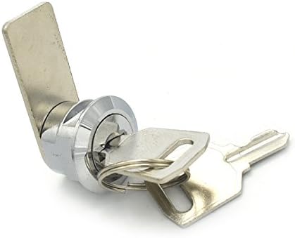Rarelock Cabinet Lock Cam Locks and Box Lock with Bright Chrome Keys Mini Locks Keyed Alike