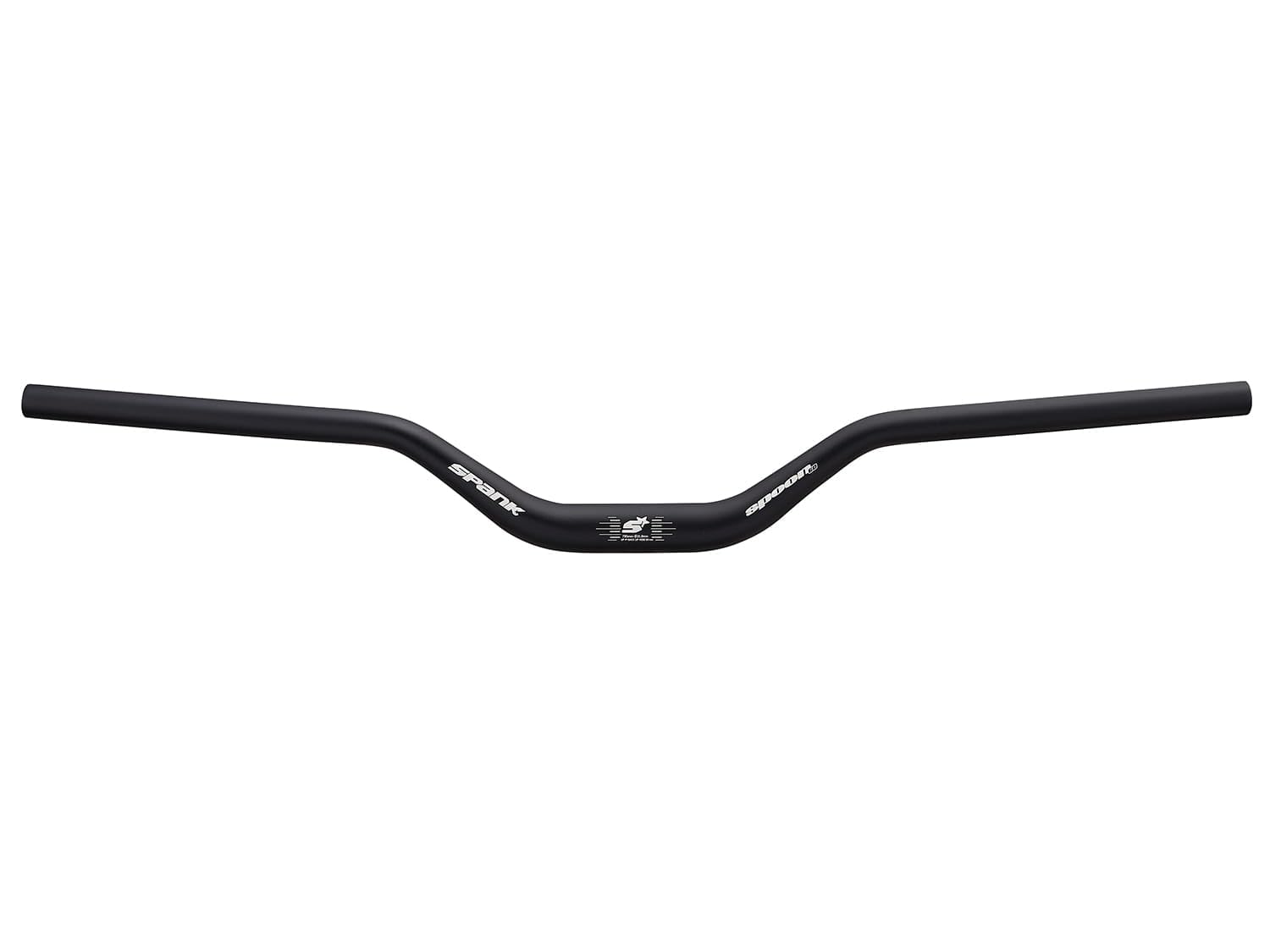 Spank Spoon 2.0 Rise 60 mm Unisex Adult MTB Handlebar, Black, 785 mm