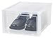 IRIS USA DF-S Shoe Box, Large, Clear, 6 Count