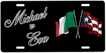 Amazon Com Onestopairbrushshop Italian Flag Puerto Rico Flag