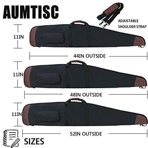 AUMTISC Leather SoftRifleCase GunBag for Assault Rifle with