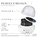 Kids Star Night Lights - 4 Set Films 360 Degree Rotating Star Projector, Bedside Lamp with USB Cable, 4 LED Bulbs, 8 Color Changing, Best for Children Baby Bedroom, Party Decorations, Christmas Gifts