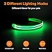 Rechargeable Led Dog Collar – Waterproof Light Up Dog Collar, Safety Pet Collar – Flashing Light Collar for Small, Medium, Large Dogsthumb 2