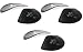 Pedag Step Symmetrical Self Adhesive Leather Arch Support Inserts, Black, Large, 3 Count