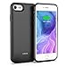 Battery Case for iPhone 6S 6, 4000mAh Portable Protective Charging Case for iPhone 6 6S(4.7 inch) Battery Case, Extended battery Pack Charger Case Compatible with iPhone 6S 6(Black)