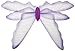 Rubies Fantasy Fairy Wings, Purple and Silver primary
