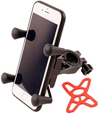 Tokept Universal Bicycle and Motorcycle Handlebar Cell Phone Mount Holder, Fits Any Smart Phone,Holds iPhone 7,/7 Plus/6PIus/6 Samsung Galaxy S5/S4 as so on(Black)